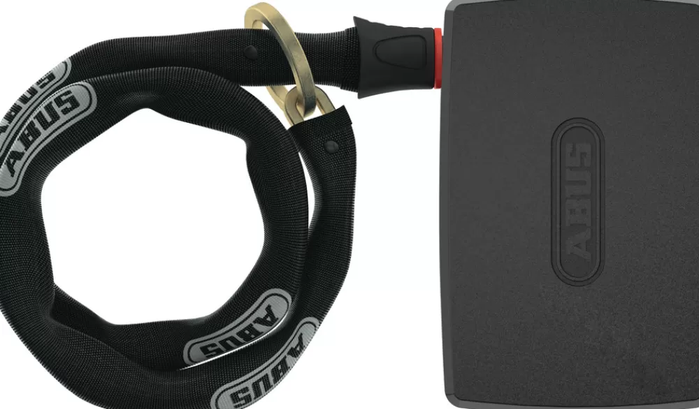 ABUS Cykellås | Alarmbox 2.0 + 6mm/100cm Kæde - Sort Black