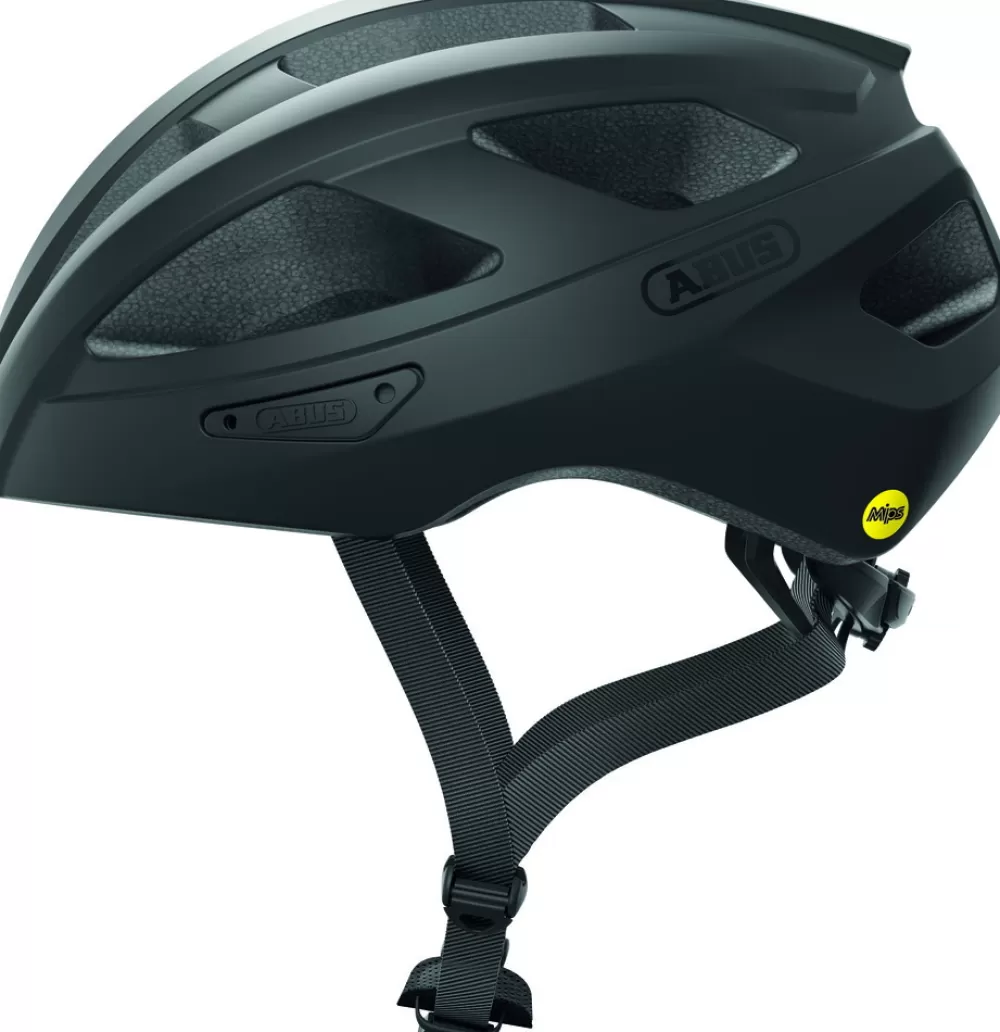 ABUS Cykeltøj Til Herre | Cykelhjelme | Macator MIPS - Sort Black