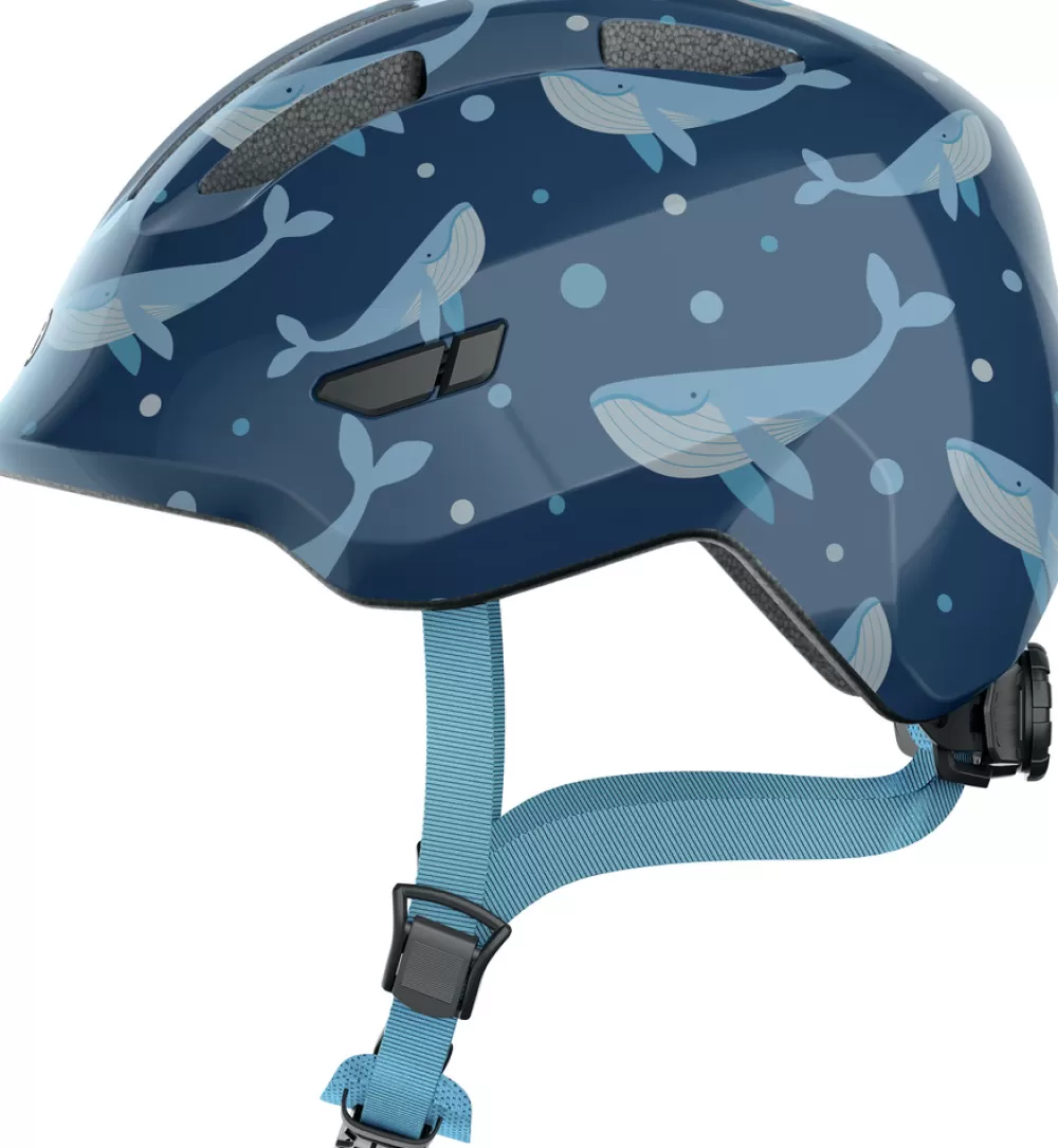 ABUS Cykelhjelme | Smiley 3.0 - Blå Hval blue whale