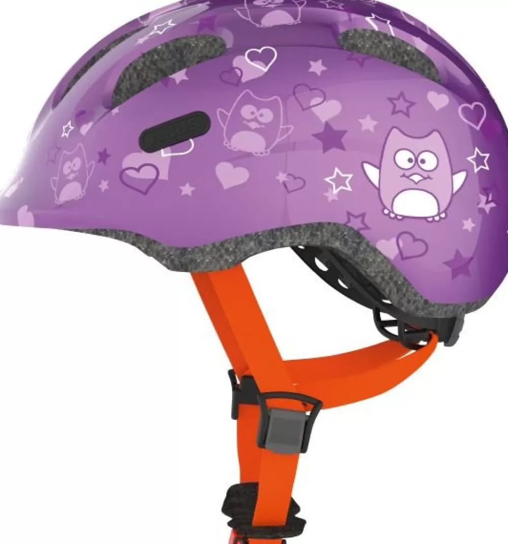 ABUS Cykelhjelme | Smiley 2.0 Hjelm, Purple Star Pink Butterfly