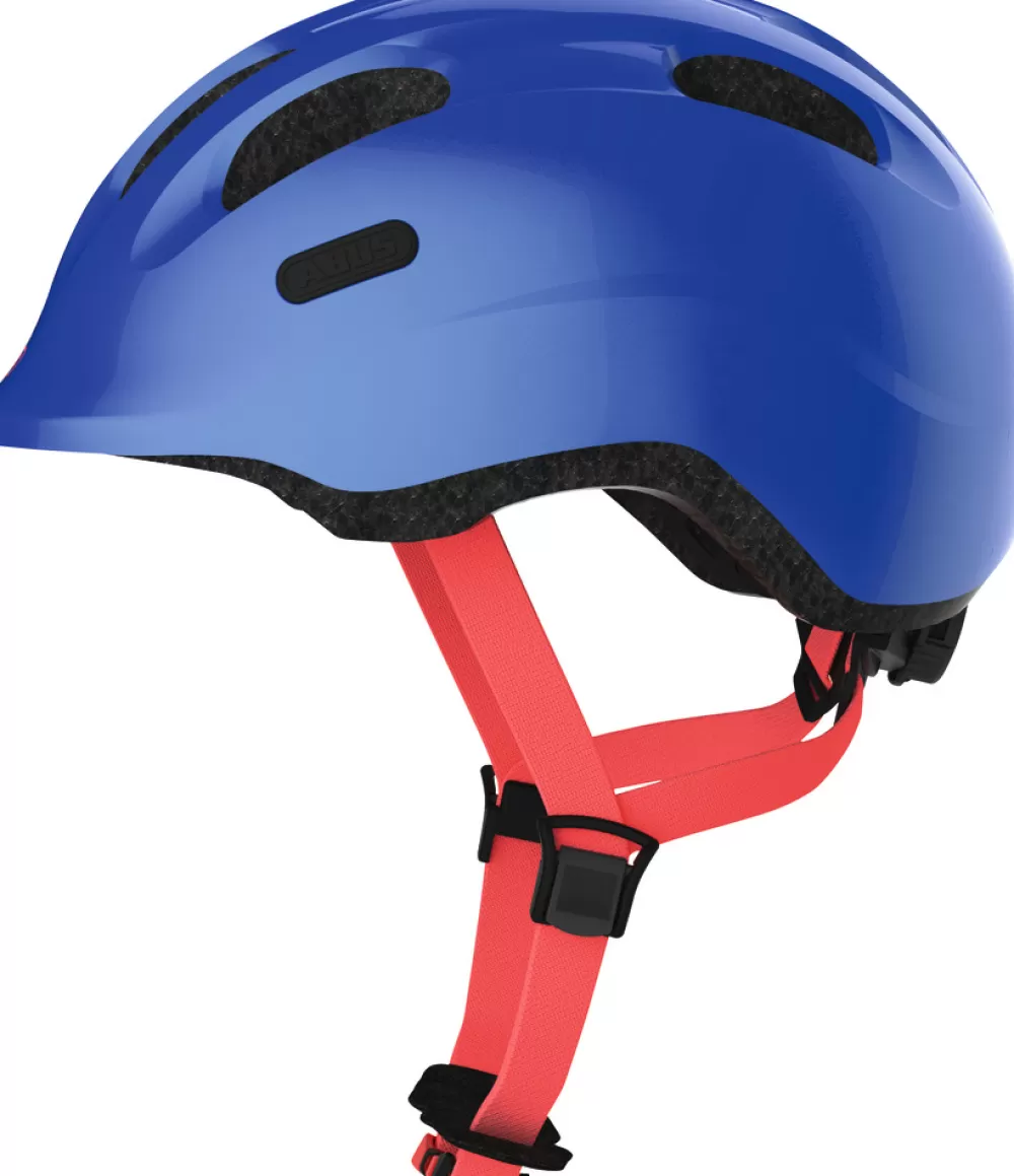 ABUS Cykelhjelme | Smiley 2.1 M. LED - Blå Sparkling Blue