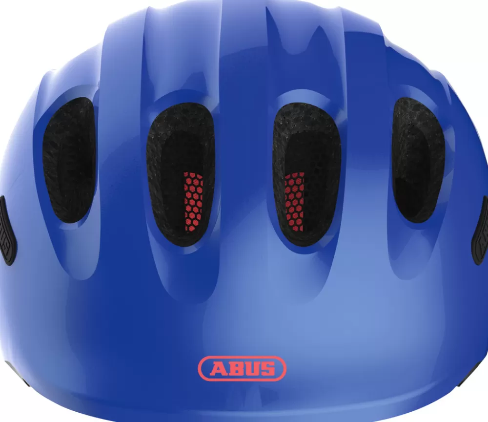 ABUS Cykelhjelme | Smiley 2.1 M. LED - Blå Sparkling Blue