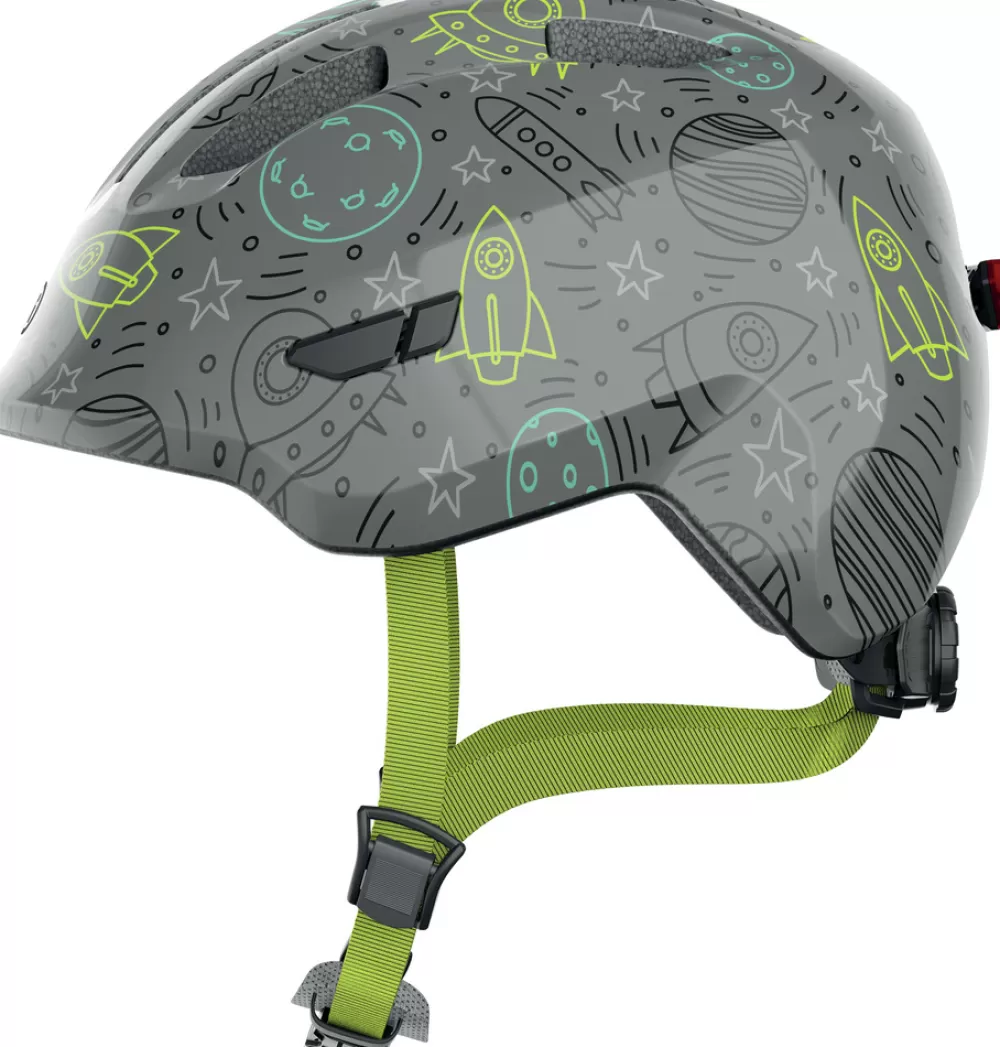 ABUS Cykelhjelme | Smiley 3.0 M. LED Lys - Grå (DK) grey space