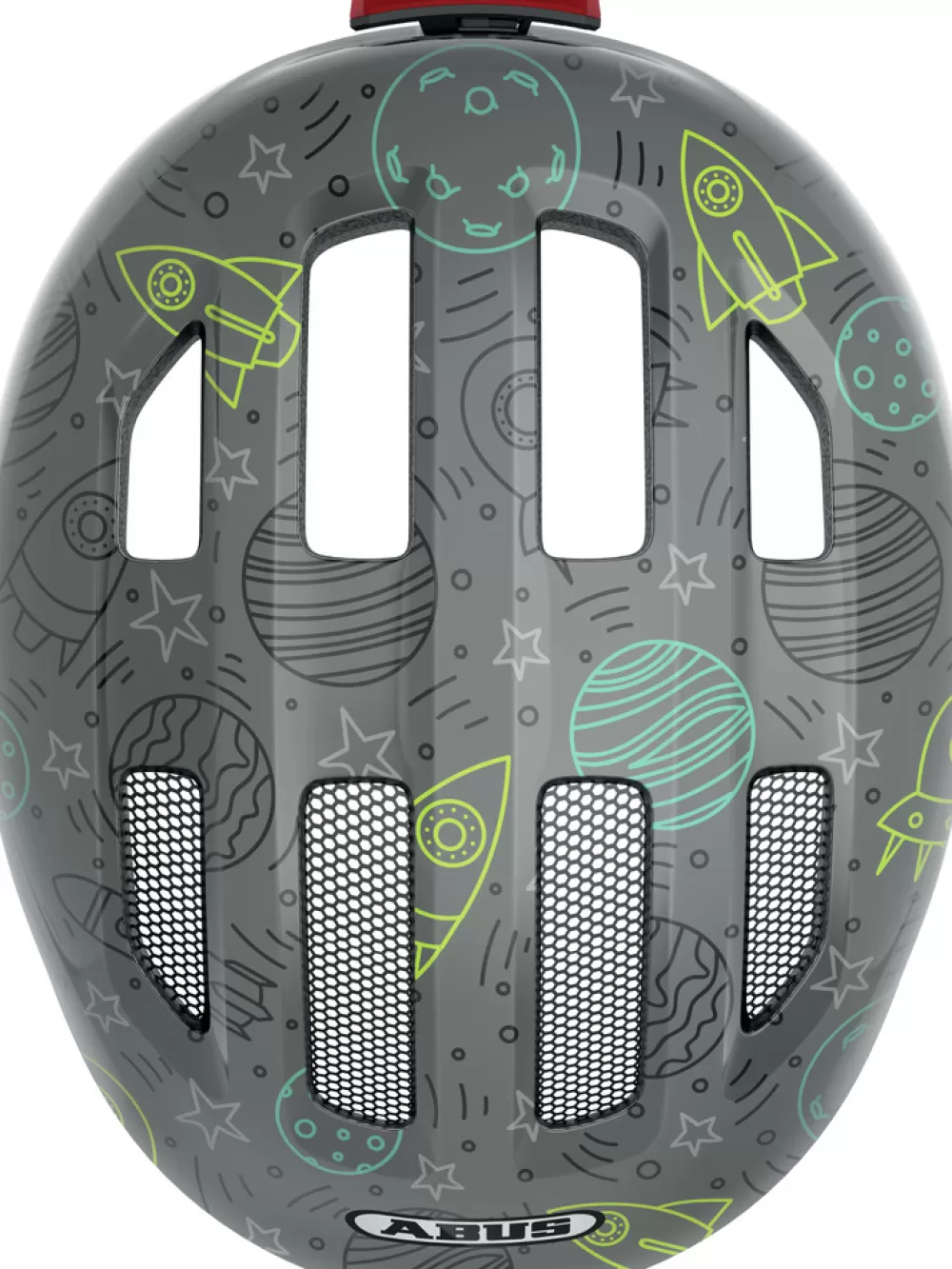 ABUS Cykelhjelme | Smiley 3.0 M. LED Lys - Grå (DK) grey space