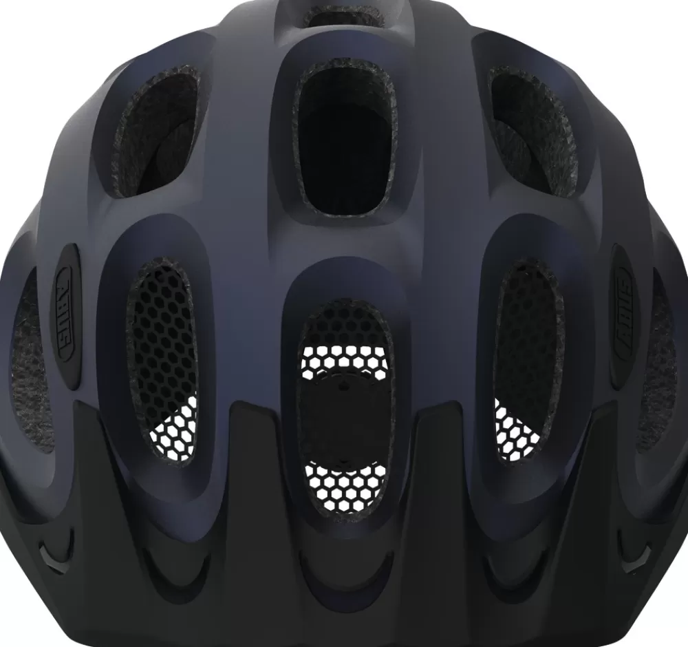 ABUS Cykeltøj Til Herre | Cykelhjelme | Youn-I ACE MIPS Hjelm M. LED Lys - Blå Metallic Blue