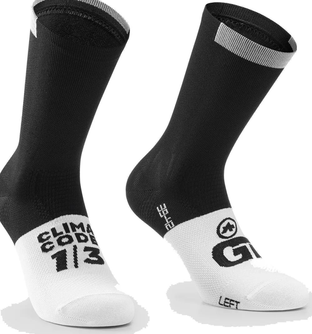Assos Sokker | Cykeltøj Til Herre | GT Socks C2 - Sort Black Series