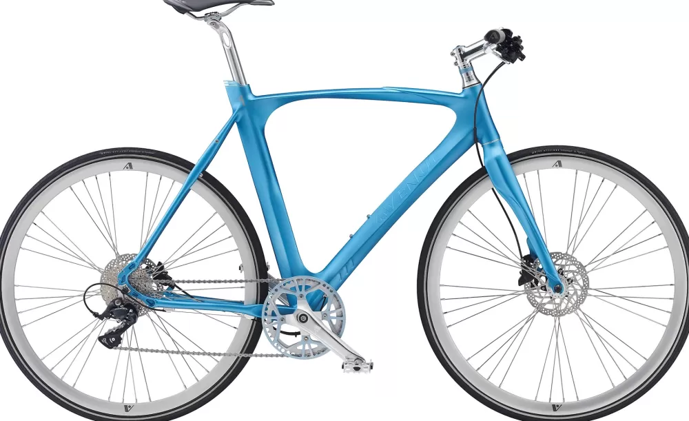Avenue Herrecykler | Airbase Gent 9g 2023 - Blå Matt ice blue