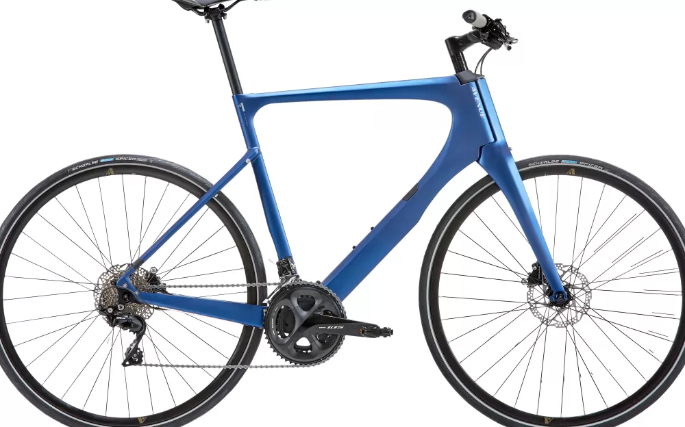 Avenue Herrecykler | Empire Carbon Herre 22g Shimano 105 2023 - Blå Matt dark blue