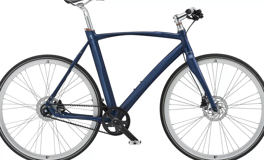 Avenue Herrecykler | High Line Herre 8g Remtræk 2023 - Blå Matt dark blue