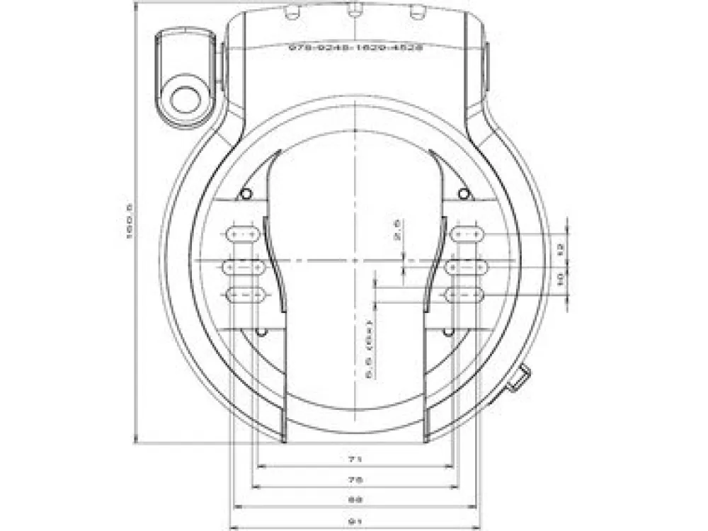 AXA Cykellås | Defender Bosch Gen. 2, Rack Ring Lock