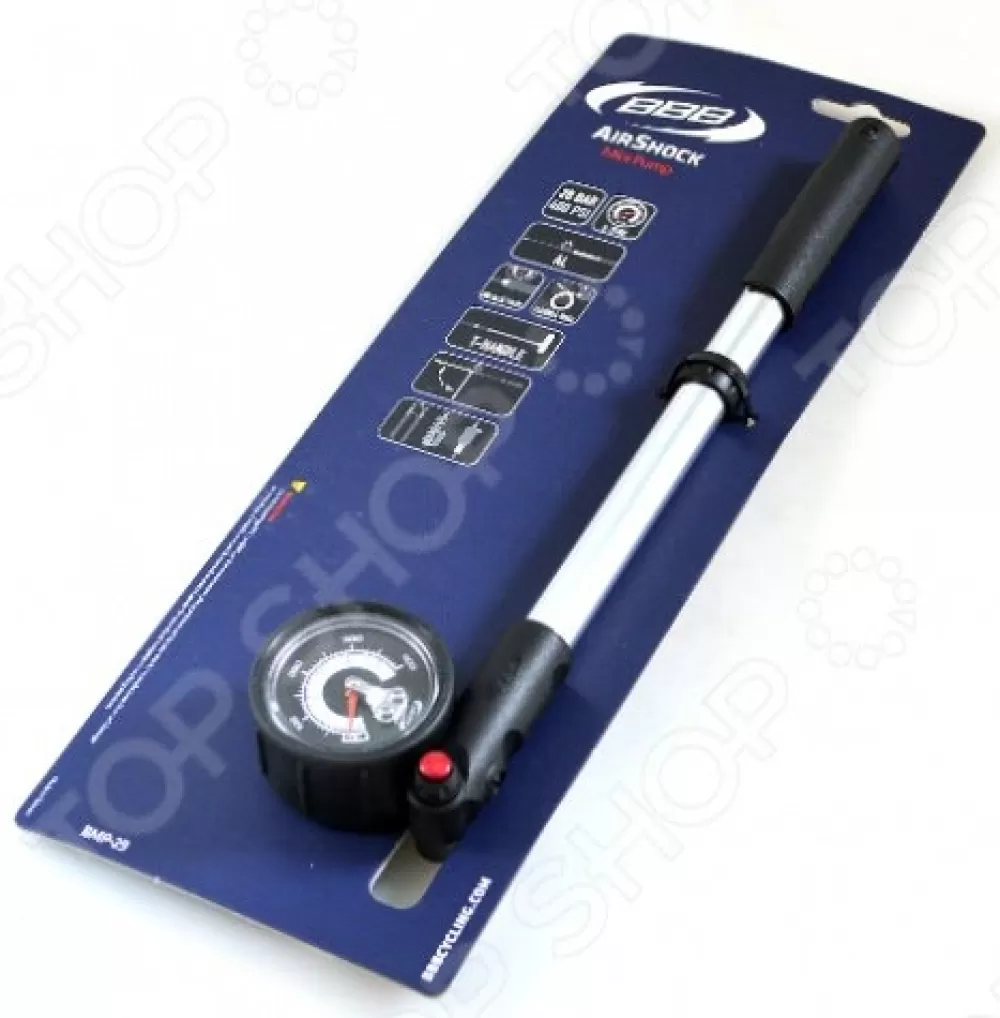 BBB Cykelpumper | Airshock Forgaffelpumpe 28bar/405psi - BMP-29