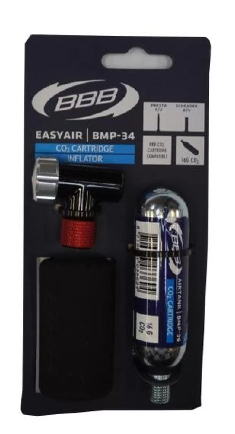 BBB Cykelpumper*EasyAir Co2 Pumpe - BMP-34