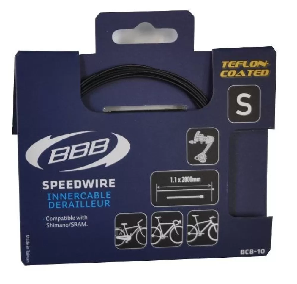 BBB Kabler & Wire*Teflon Coated Gearkabel På 200cm