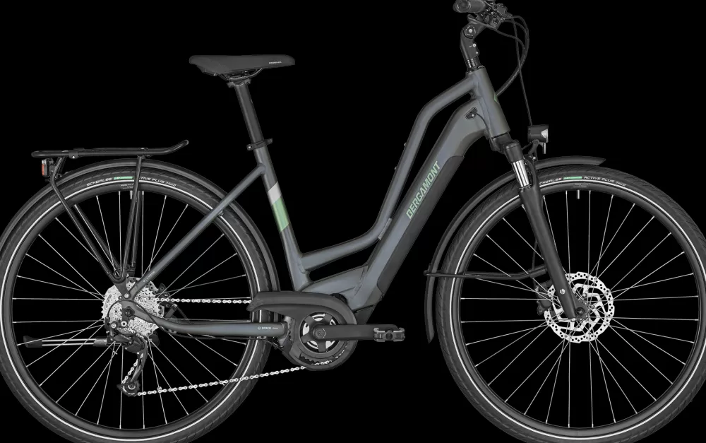 Bergamont Elcykler | E-Horizon Tour 5 Amsterdam 2024 - Grå matt bluish grey