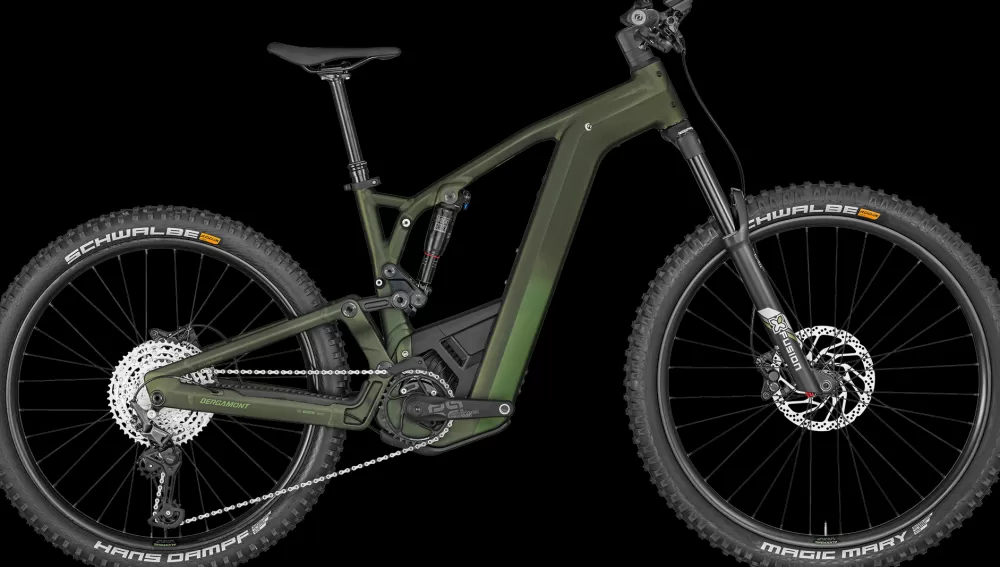 Bergamont Elcykler | E-Trailster 150 Expert 2024 - Grøn matt khaki green