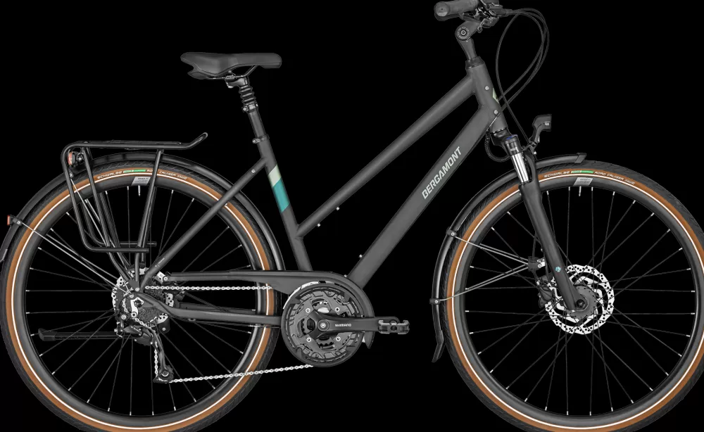 Bergamont Damecykler | Horizon 6 Lady 2024 - Grå matt anthracite grey