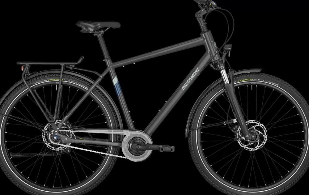 Bergamont Herrecykler | Horizon Plus N8 FH Gent 2024 - Grå shiny dark grey