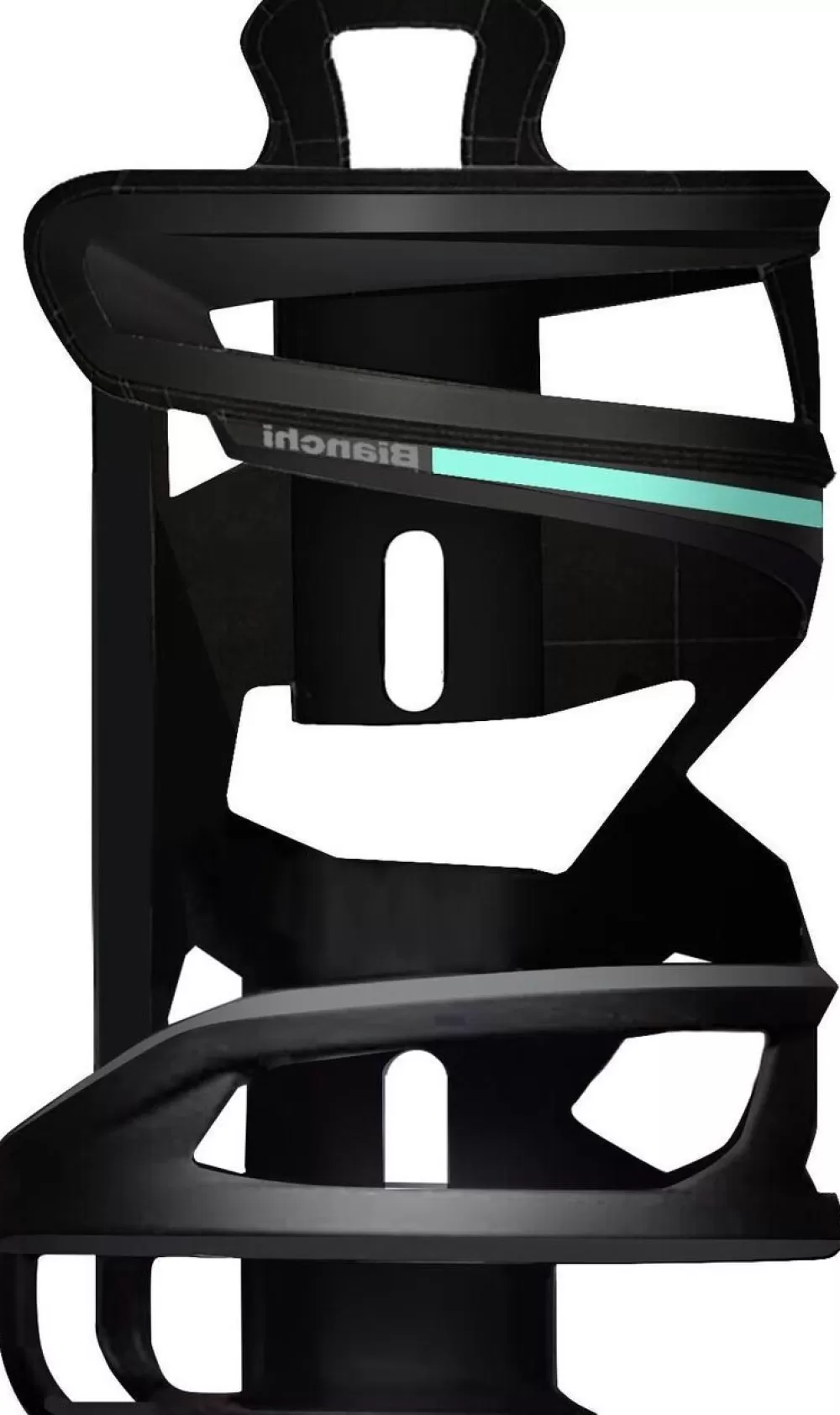 Bianchi Velomann Flaskeholdere*Gral Carbon Dunkholder - Celeste-Black (Venstre)