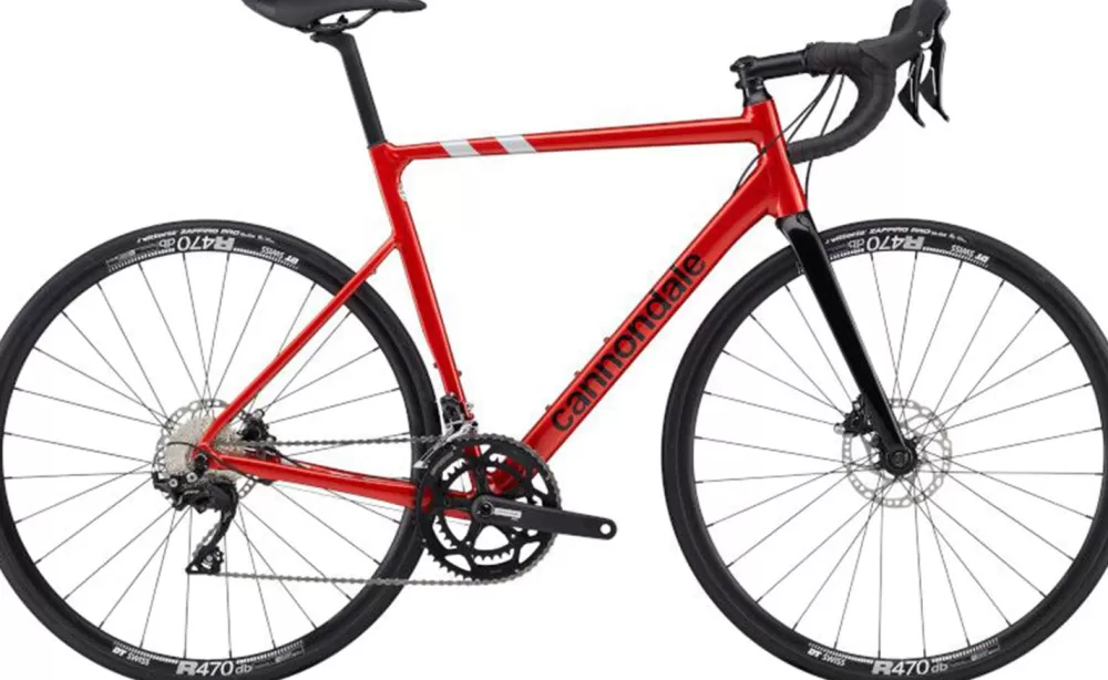 Cannondale Racercykler | CAAD13 Disc 105 2024 - Rød Candy Red