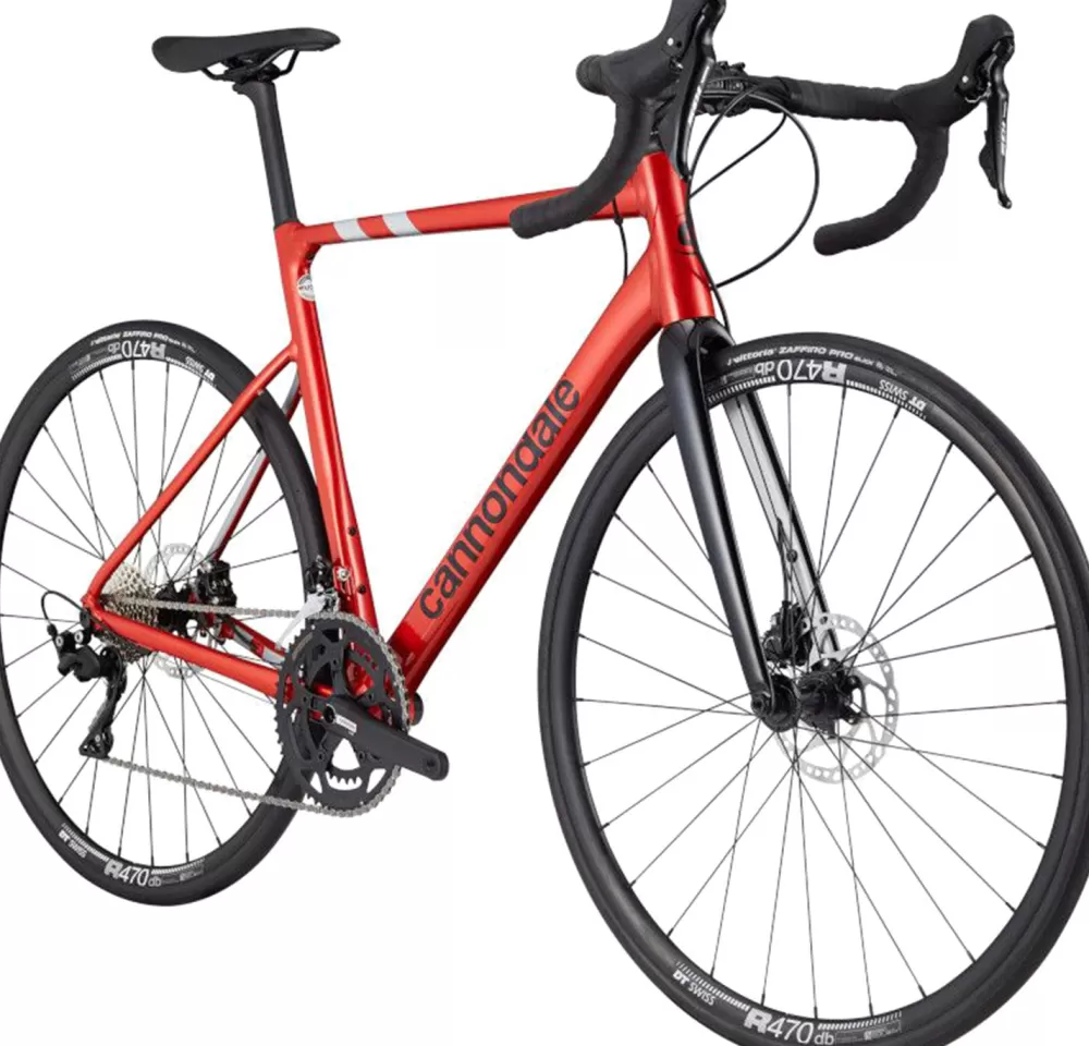 Cannondale Racercykler | CAAD13 Disc 105 2024 - Rød Candy Red