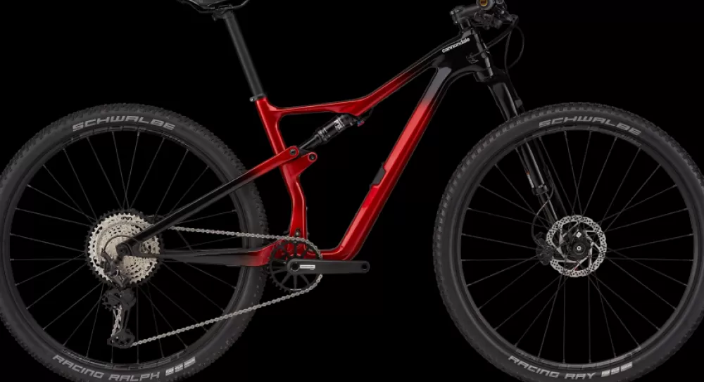 Cannondale Mountainbikes | Scalpel Carbon 3 2023 - Sort/rød Candy Red - CRD