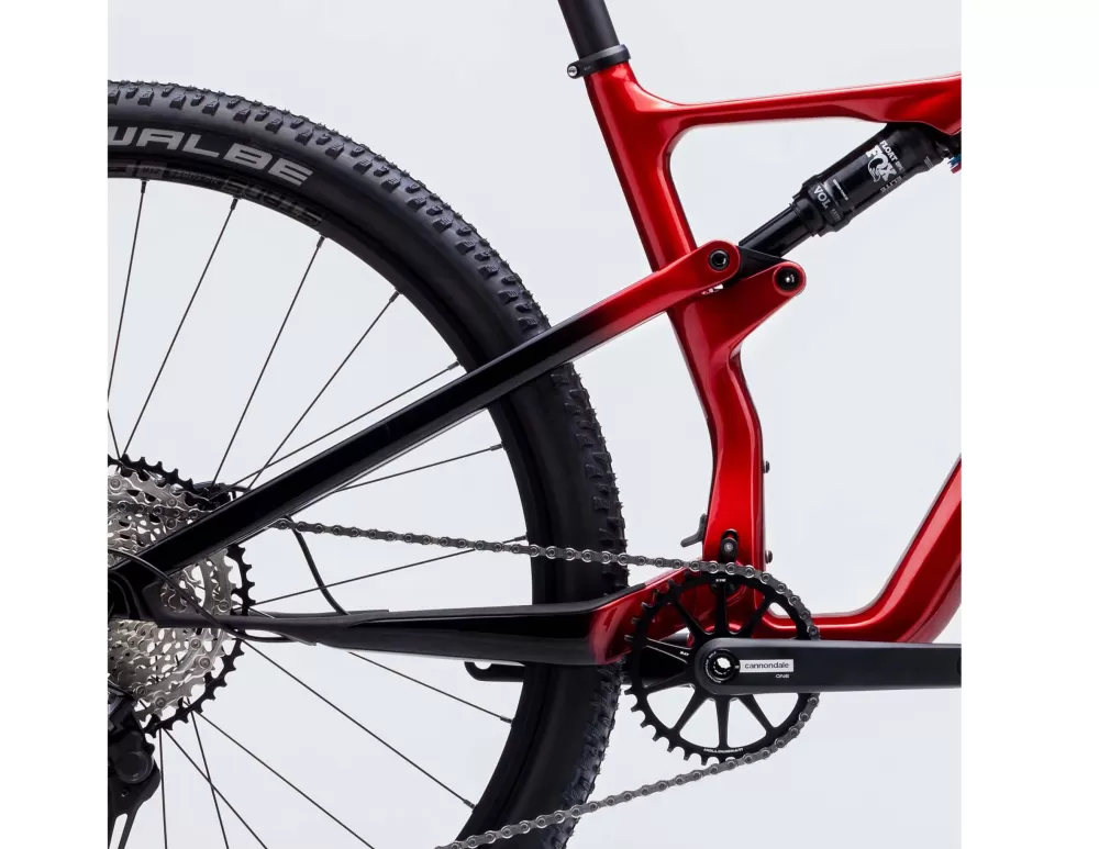 Cannondale Mountainbikes | Scalpel Carbon 3 2023 - Sort/rød Candy Red - CRD