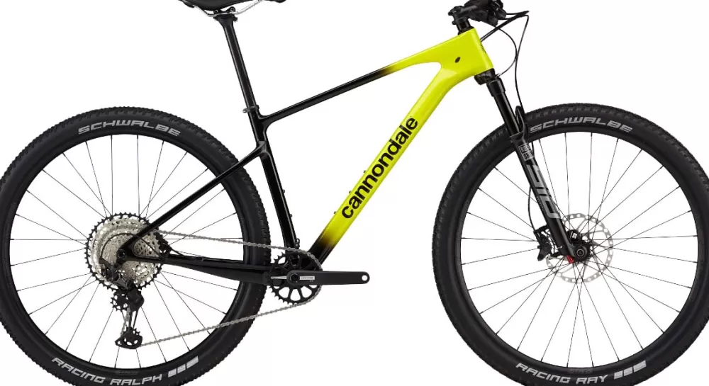 Cannondale Mountainbikes | Scalpel HT Carbon 3 2024 - Sort/Gul Highlighter