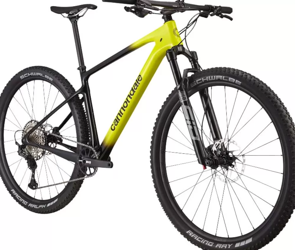 Cannondale Mountainbikes | Scalpel HT Carbon 3 2024 - Sort/Gul Highlighter