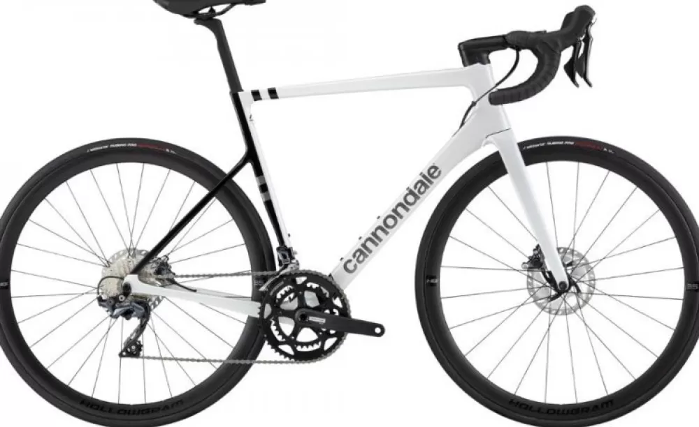 Cannondale Racercykler | SuperSix EVO Carbon Disc Ultegra 2022 - Hvid Cashmere
