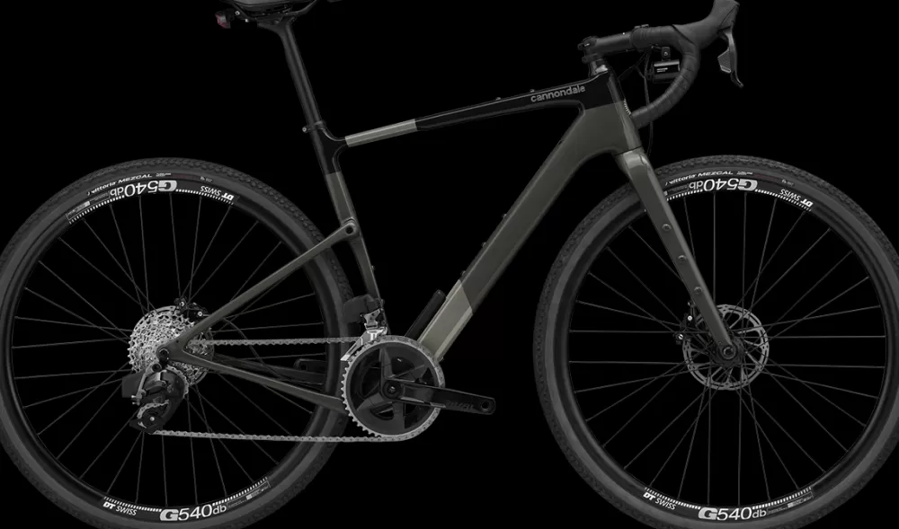 Cannondale Gravel Cykler | Racercykler | Topstone Carbon Rival AXS 2024 - Black Smoke Black