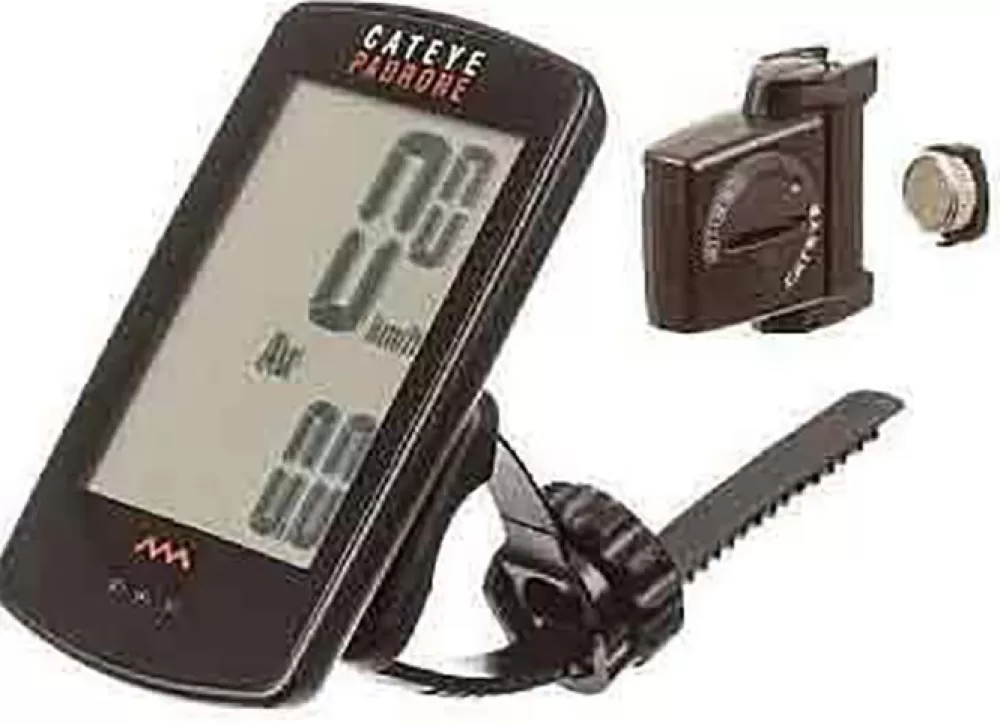 CatEye Cykelcomputer & Gps | Padrone Trådløs Cykelcomputer 8 Funktions - Hvid