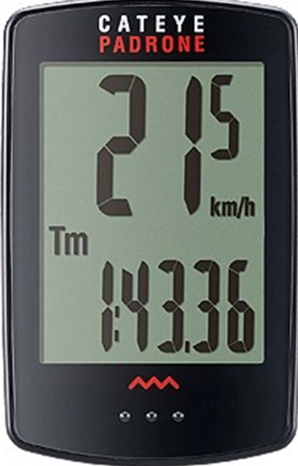 CatEye Cykelcomputer & Gps | Padrone Trådløs Cykelcomputer 8 Funktions - Sort