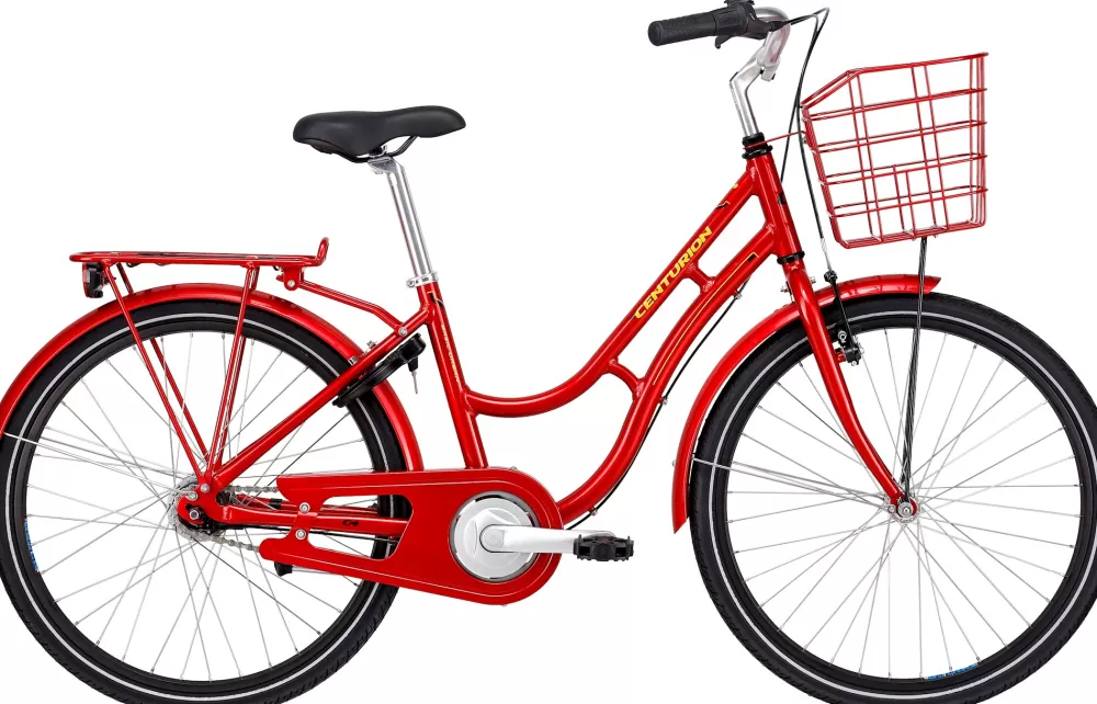 Centurion Børnecykler | Basic Urban+ 24" Pige 7g 2023 - Rød