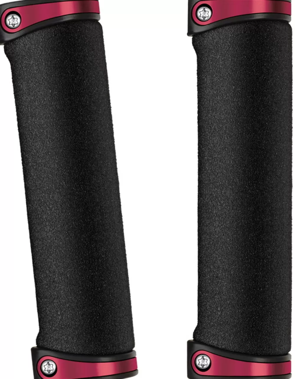 CrankBrothers Cykelhåndtag | Cobalt Grips Håndtag 130mm - Black/Red