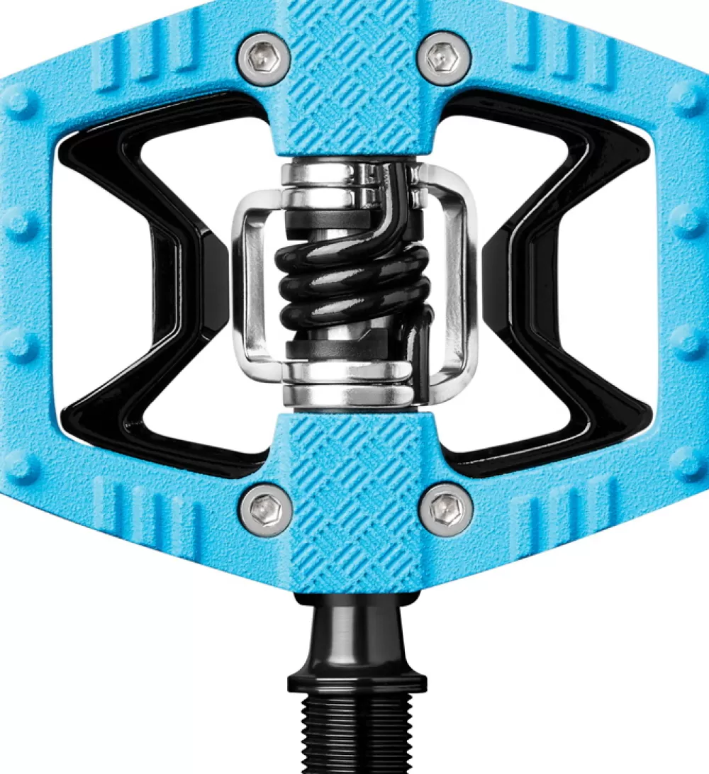 CrankBrothers Pedaler & Klamper*Pedal Double Shot - Blå