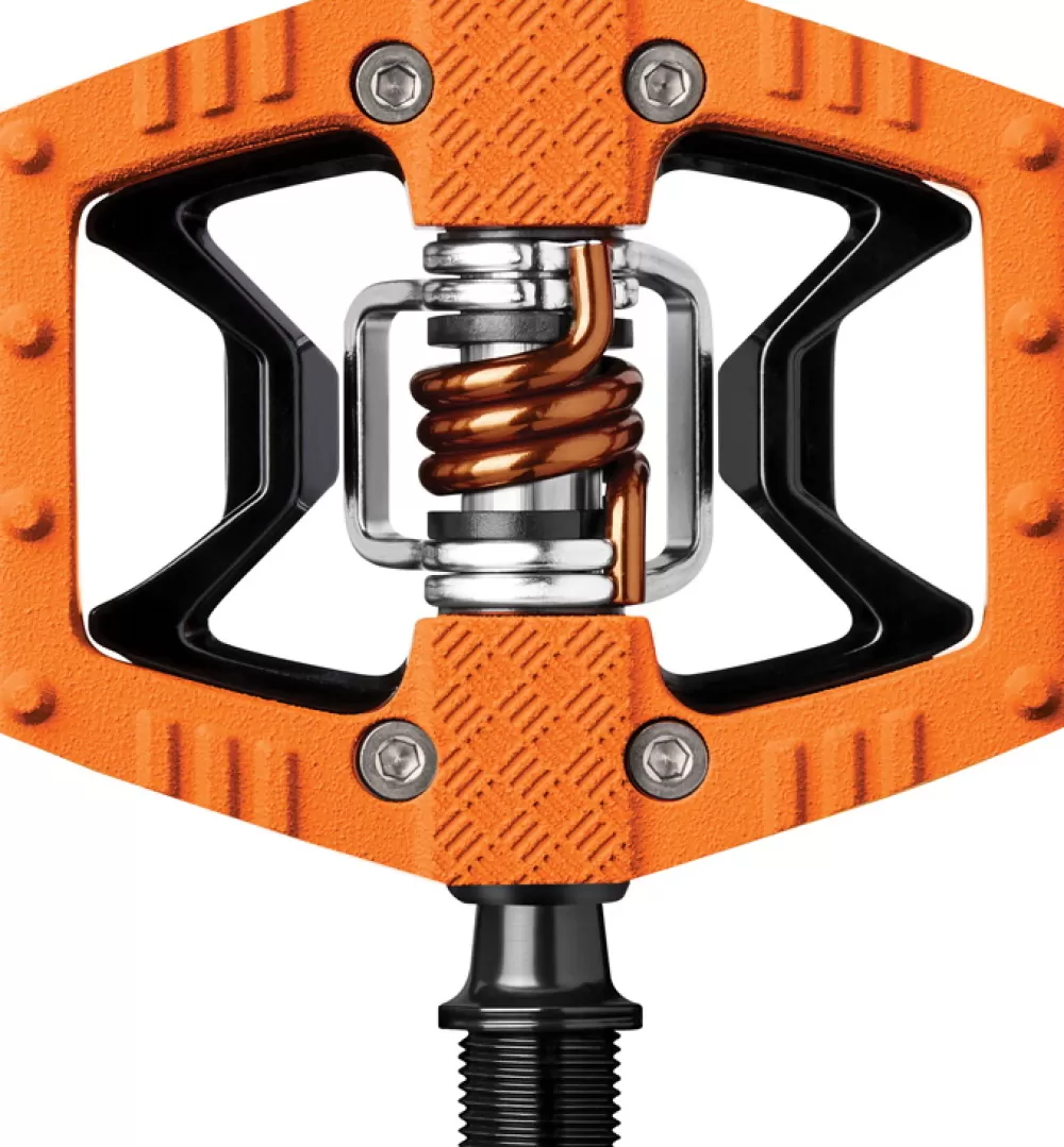 CrankBrothers Pedaler & Klamper*Pedal Double Shot - Orange