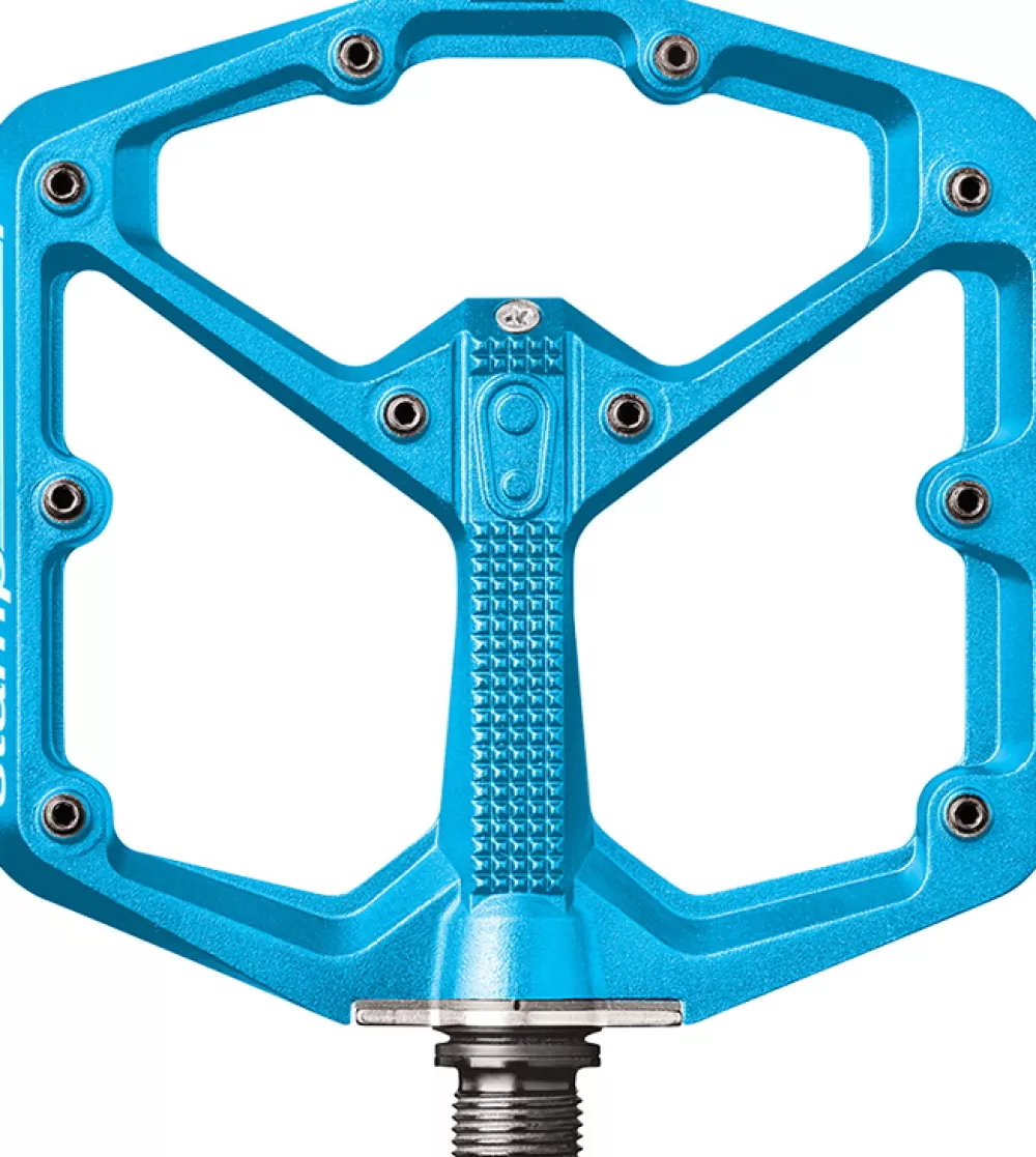 CrankBrothers Pedaler & Klamper*Pedal Stamp 7 - Large - Blå