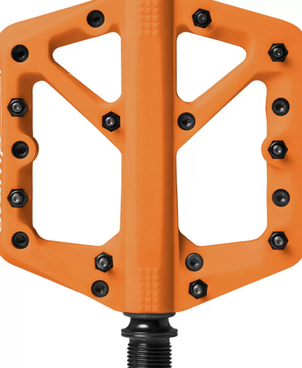 CrankBrothers Pedaler & Klamper*Pedal Stamp 1 - Large - Orange