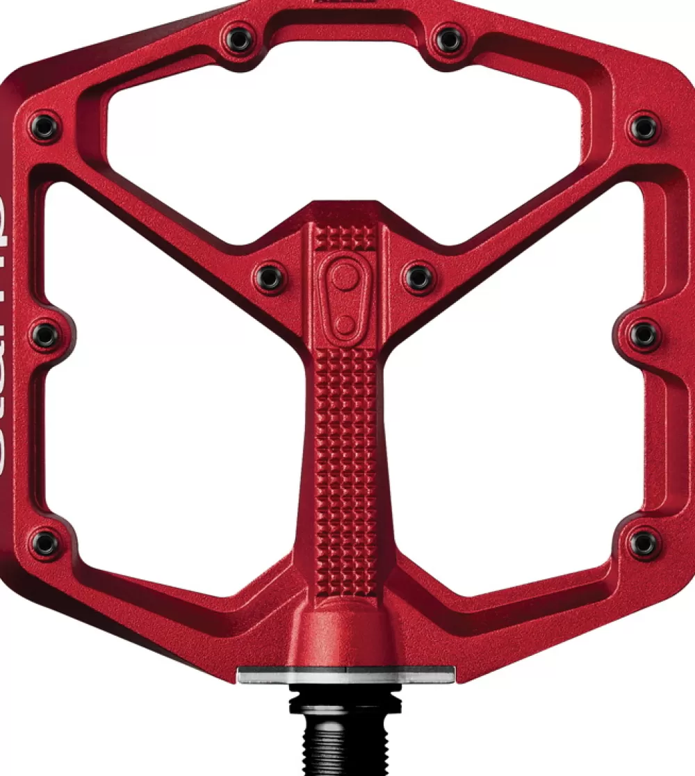 CrankBrothers Pedaler & Klamper*Pedal Stamp 7 - Rød