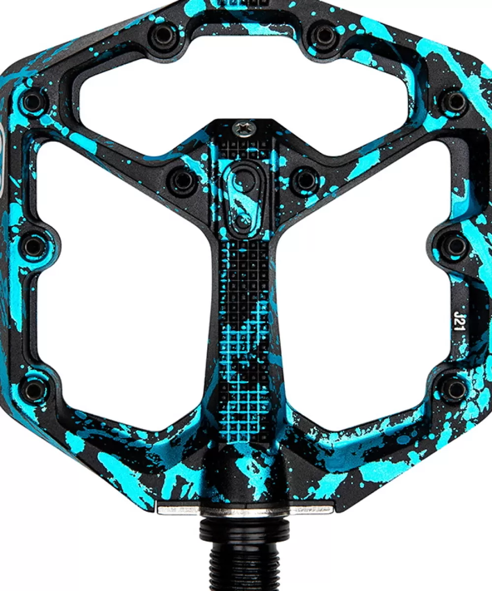 CrankBrothers Pedaler & Klamper*Pedal Stamp 7 - Small - Blue