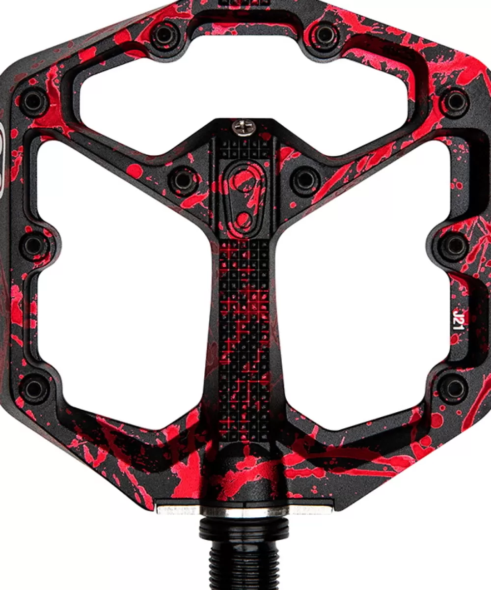 CrankBrothers Pedaler & Klamper*Pedal Stamp 7 - Small - Red