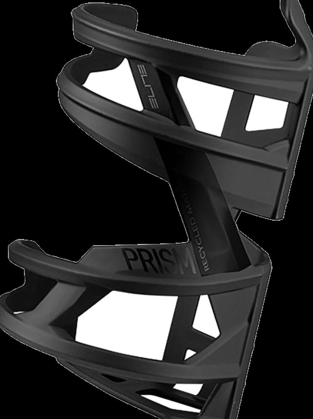 Elite Flaskeholdere | Bottle Cage Prism Left - Recycled [LEFT] - Soft Black