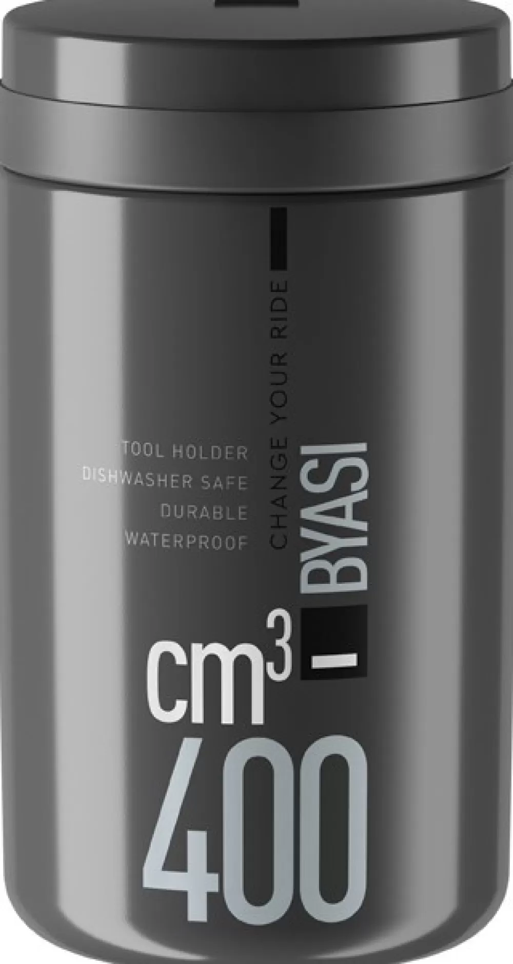 Elite Værktøj*Byasi Transport Flaske - Dark Grey - 400ml