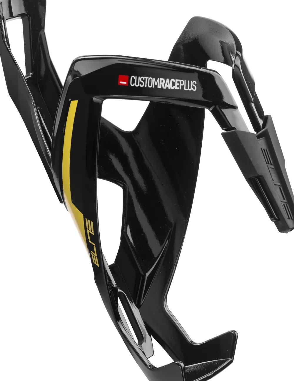 Elite Flaskeholdere*Flaskeholder CustomRace+ - Sort Glossy Gul