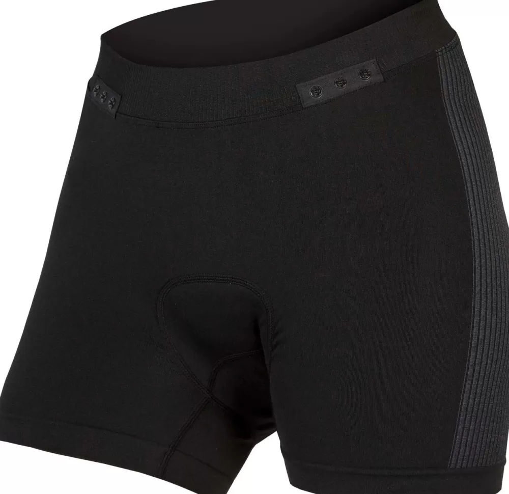 Endura Spinning | Mtb Cykeltøj | Women's Engineered Padded Boxer With Clickfast - Black