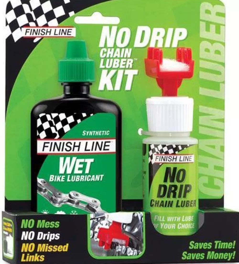 Finish Line Olie / Fedt*No-Drip Flaske + Plus Wet Lube 12cl