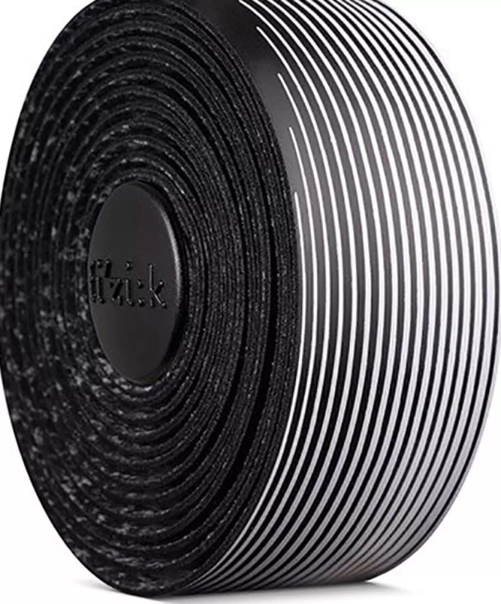Fizik Styrbånd*Bar Tape Vento Microtex Tacky Multi-Color, 2 Mm - Sort/Hvid