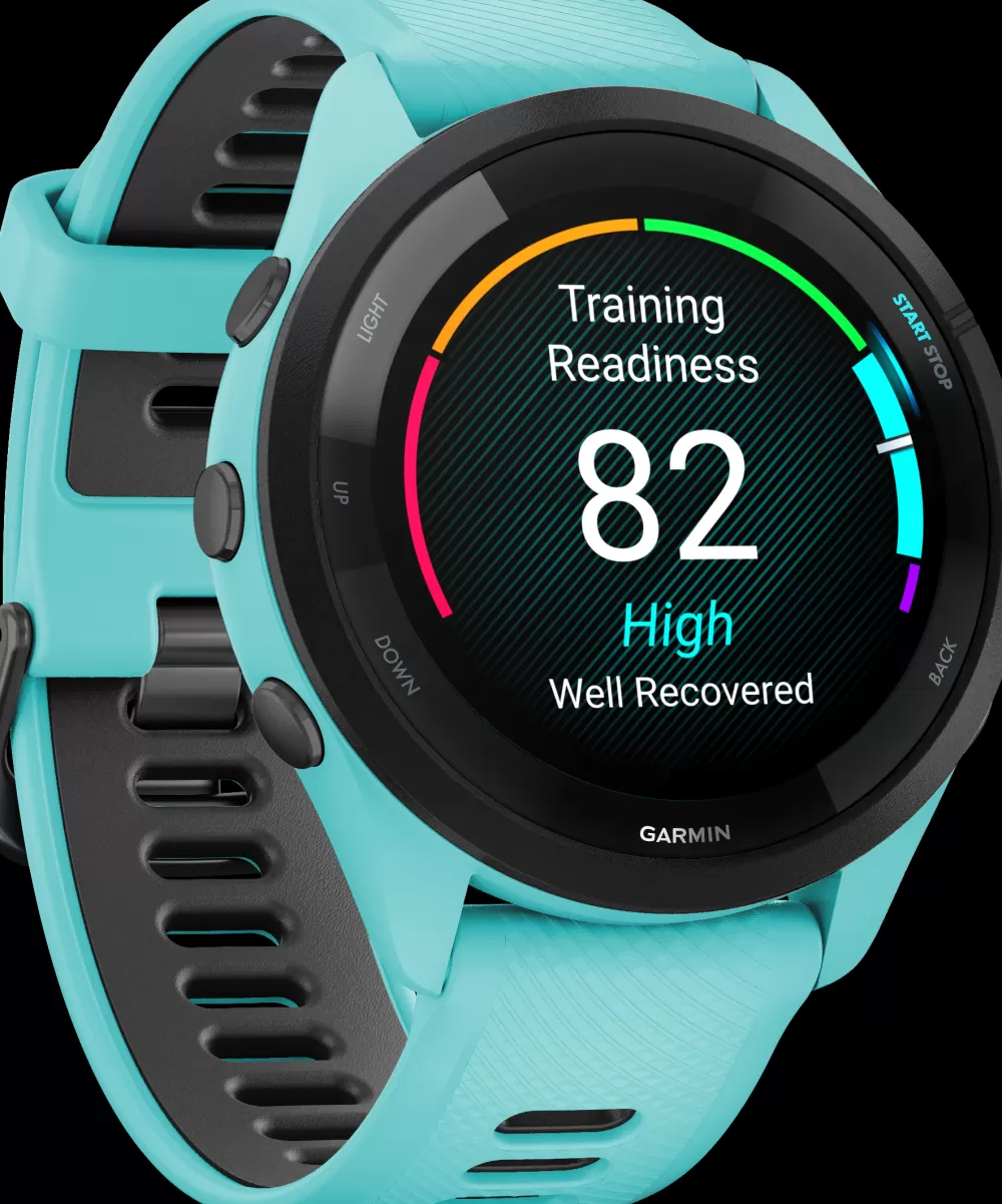 Garmin Cykelcomputer & Gps | Forerunner 265 Music - Aqua/Sort