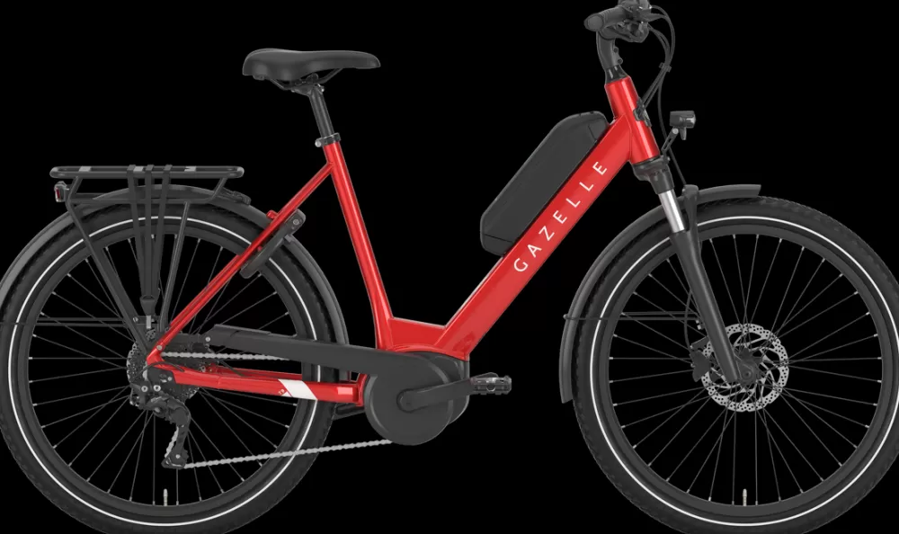 Gazelle Elcykler | Medeo T9 HMB Dame 2024 - Rød champion redgloss