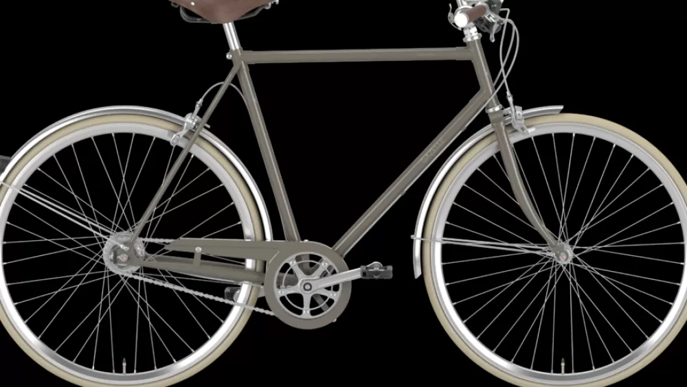 Gazelle Herrecykler | Van Stael Herre 2024 - Brun moon rockgloss